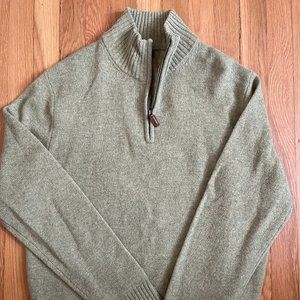 J. Crew 1/4 Zip Wool Pullover